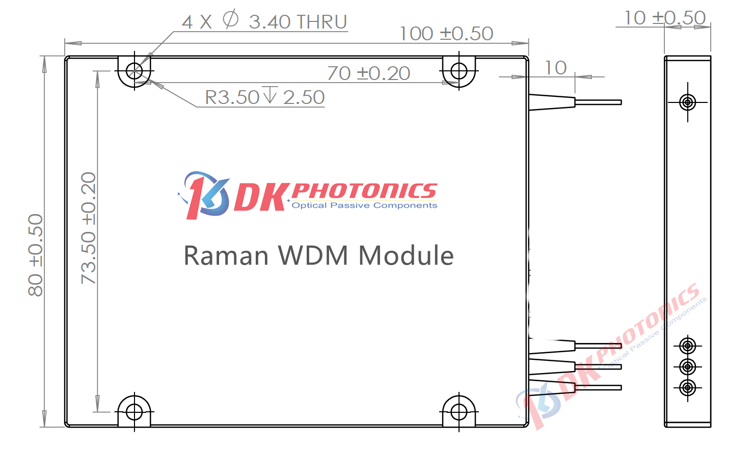 FWDM for Raman Module