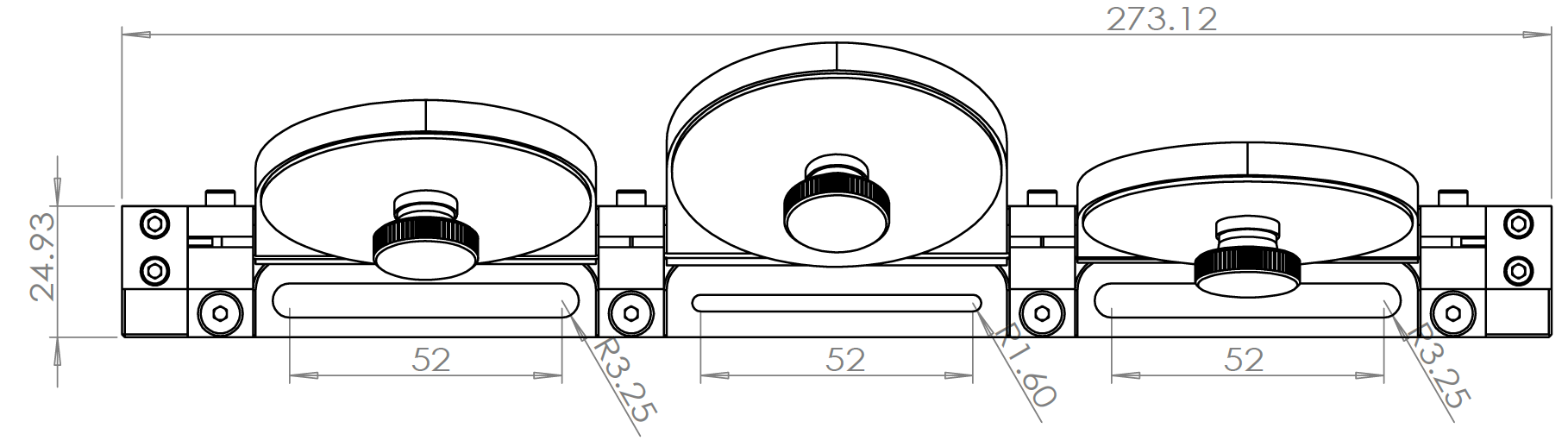 3-Paddle Manual Polarization Controllers-Ø56 mm Loop