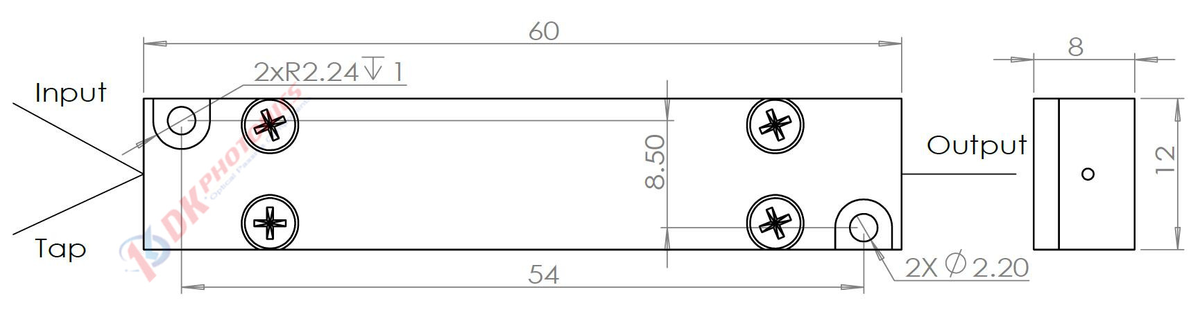 800~1550nm Multimode Filter Coupler (1x2/2x2)