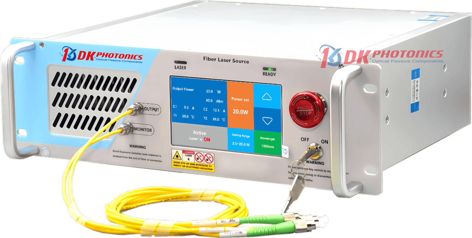 1550/1565nm Wavelength Quasi-CW Fiber Laser (Long Pulses Laser)